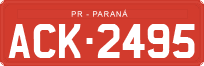 License plate of Brazil, Commercial vehicles (1990)