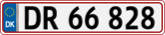 License plate of Denmark, Regular plates