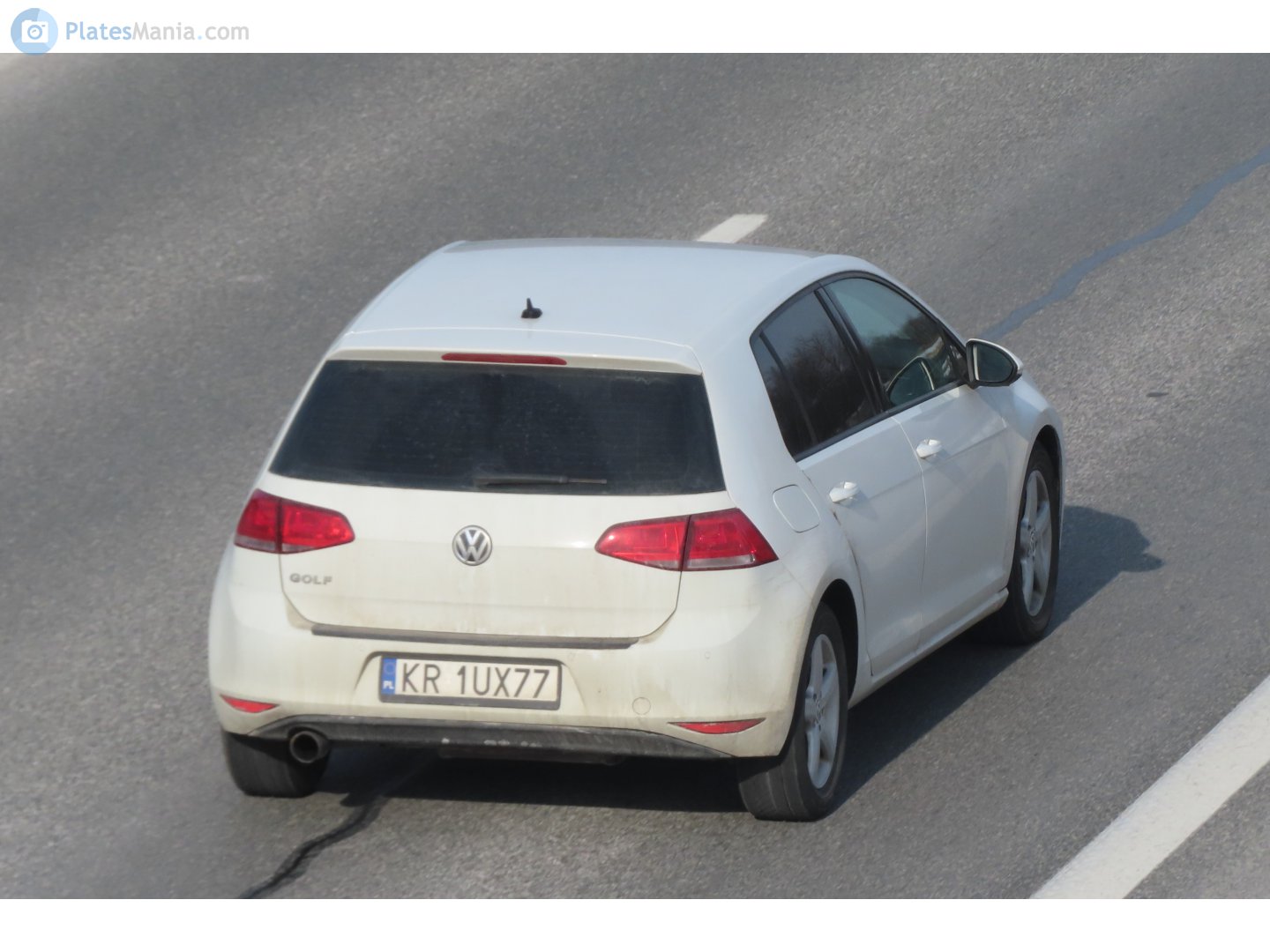 KR 1UX77, Volkswagen Golf 7th gen 5-door Hatch (5G), 2012–2017