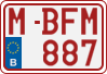 License plate of Belgium, Regular plates (2010)