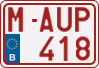 License plate of Belgium, Regular plates (2010)