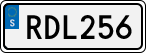 License plate of Sweden, Regular plates
