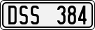 License plate of Sweden, Regular plates