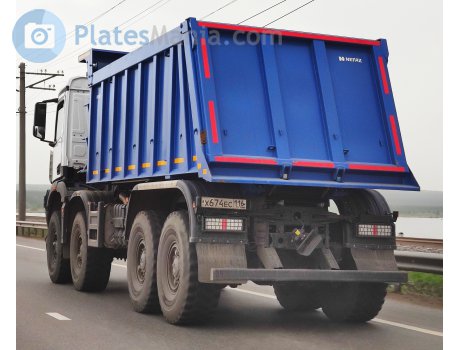 х674ес116, KamAZ 6595