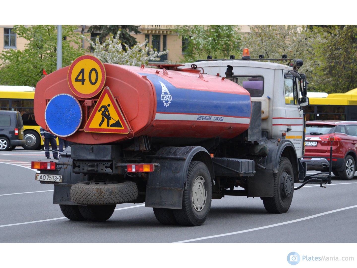 AO 7513-7, MAZ 5337 1st gen, facelift, 1996–