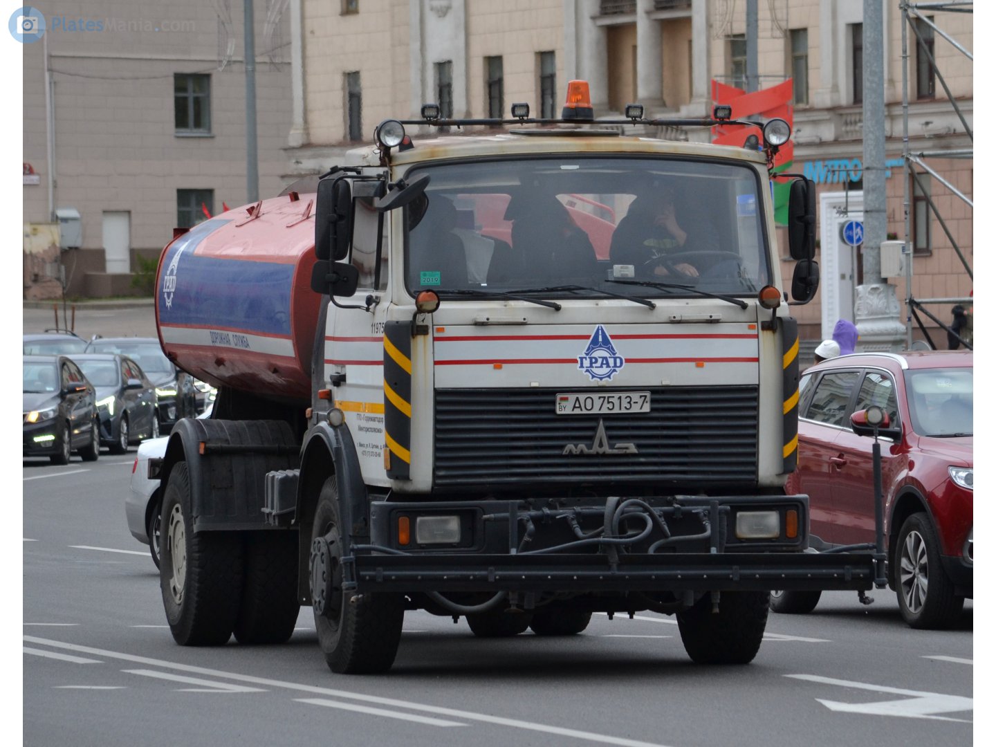 AO 7513-7, MAZ 5337 1st gen, facelift, 1996–