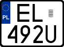 License plates of Poland, Special vehicles and motorcycles