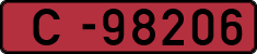 License plate of Latvia, Diplomatic
