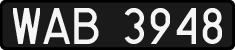 License plates of Poland, 1976 year system