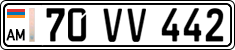 License plate of Armenia, Private owners