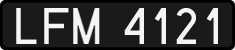 License plates of Poland, 1976 year system