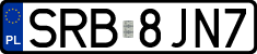 License plates of Poland, Regular car plates