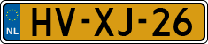 License plate of the Netherlands, Cars