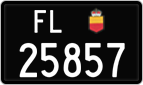 License plate of Liechtenstein, Cars