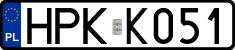 License plates of Poland, Authorities