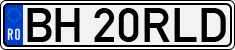 License plate of Romania, Regular plates
