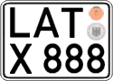 German license plate, Regular plates