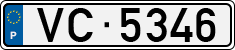 License plate of Portugal, Trailers