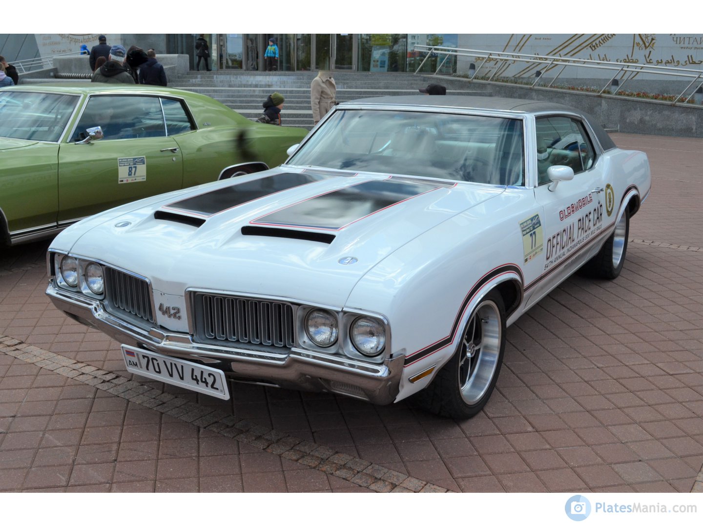 70 VV 442, Oldsmobile 442 2nd gen 1971 Hardtop Coupé (4487; A-body), 3rd facelift, 1970–1971