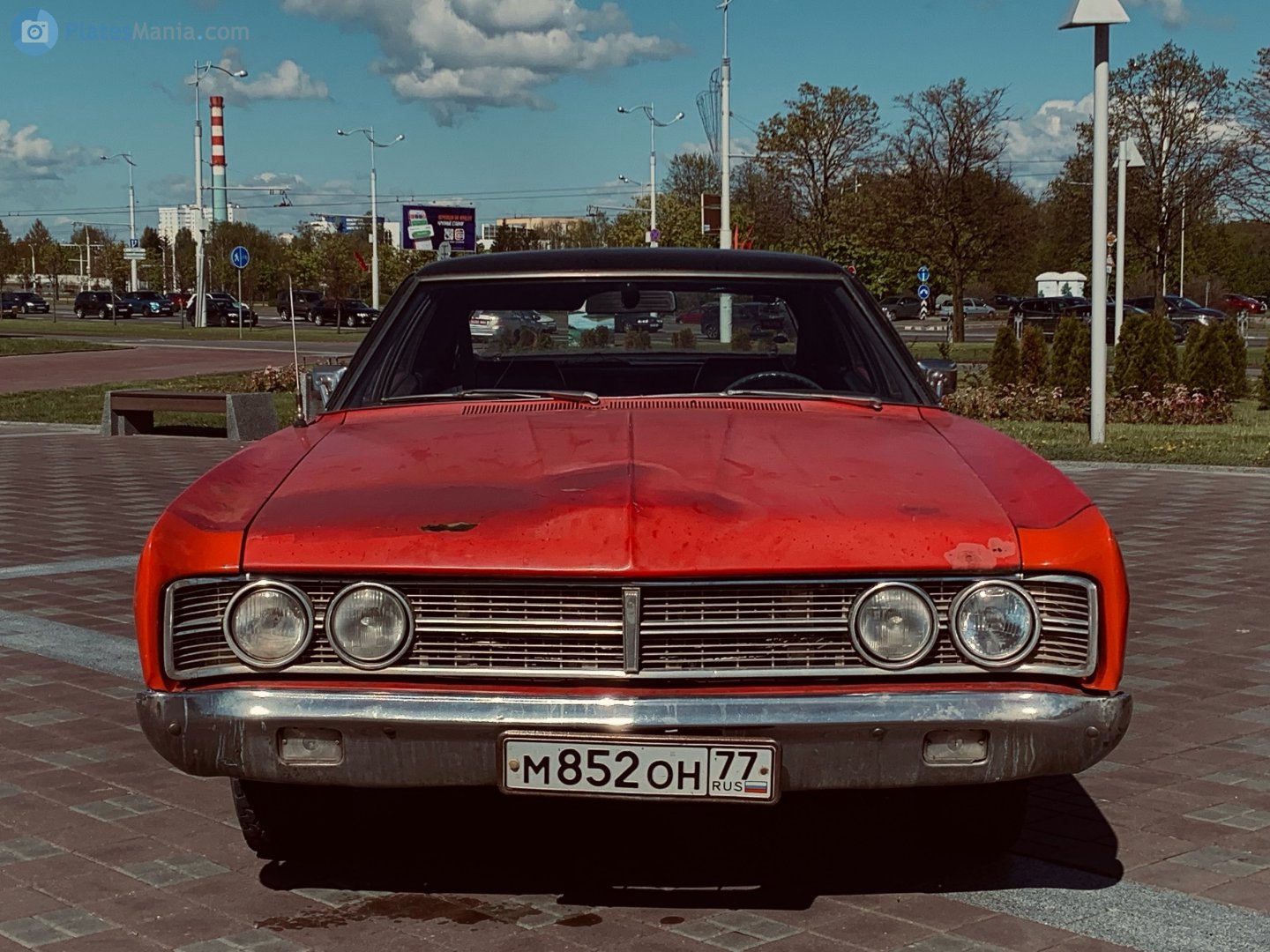 м 852 он 77, Ford Galaxie 4th gen 1970 4-door Sedan (54), 1st facelift, 1969–1970