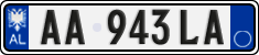 License plate of Albania, Cars (2011)
