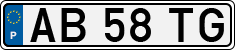 License plate of Portugal, Regular plates