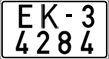License plate Belarus, Special vehicles (2004)