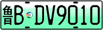 License plate of China, Electric vehicles