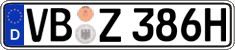 German license plate, Plates for oldtimers (type 
