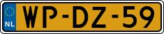 License plate of the Netherlands, Trailers