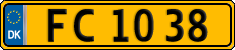 License plate of Denmark, Commercial vehicles