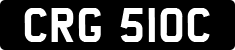 License plate of the United Kingdom, 1963 year system