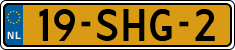 License plate of the Netherlands, Cars