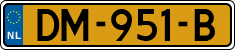 License plate of the Netherlands, Military