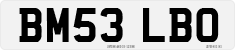 License plate of the United Kingdom, 2001 year system