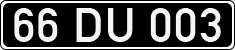License plate of Turkey, Government and public administrations