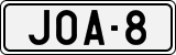 License plate of Finland, Cars