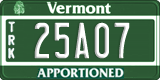Vermont, Apportioned (12A34)