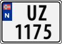 License plate of Norway, Trailers, motorcycles, special vehicles