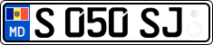 License plate of Moldova, Trailers (2015)