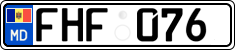 License plate of Moldova, Cars (2015)