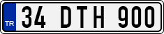 License plate of Turkey, Regular plates