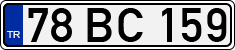 License plate of Turkey, Regular plates