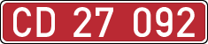 License plates of Spain, Diplomatic