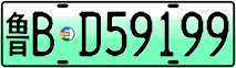 License plate of China, Electric vehicles