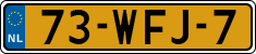 License plate of the Netherlands, Trailers