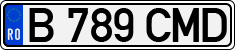 License plate of Romania, Regular plates