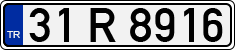 License plate of Turkey, Regular plates
