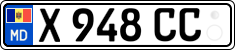 License plate of Moldova, Trailers (2015)