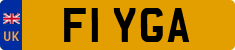 License plate of the United Kingdom, 1983 year system